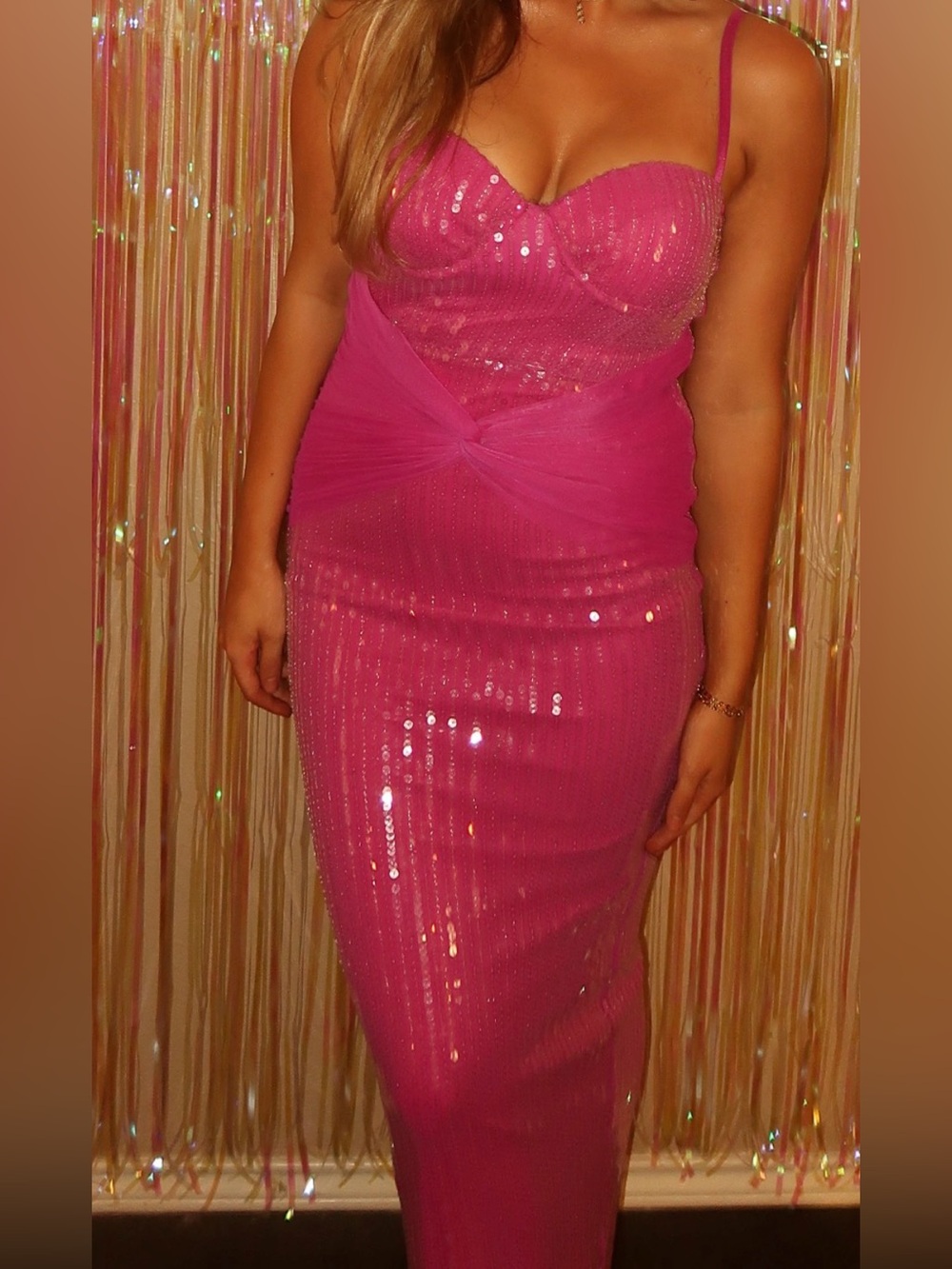 Pink/Purple Sequin Formal Women’s Dress